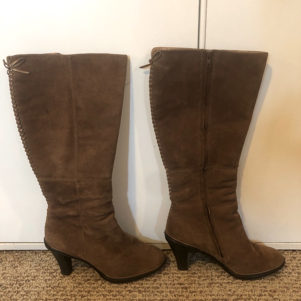 sofft tyla brown tall boots size 7 women